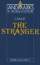 Couverture de Albert Camus, The stranger
