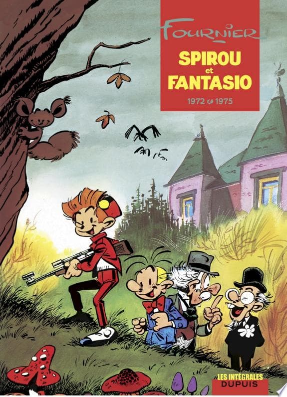 Couverture de Spirou et Fantasio - L'intégrale - Tome 10 - 1972-1975